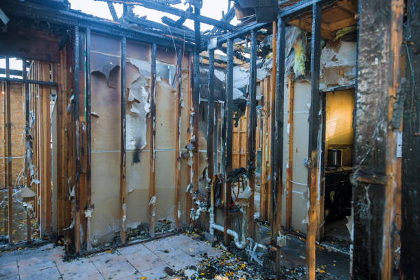 Professional Fire Damage Removal technician working in North Richland Hills, TX